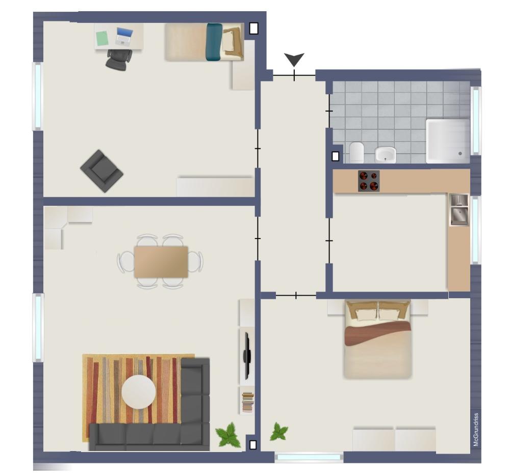 Einziehen und Wohlfühlen! Helle 3-Zi-Wohnung, modernisiert und renoviert !